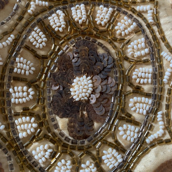 Art Deco French handmade beaded evening cocktail bag. - Picture 3 of 10